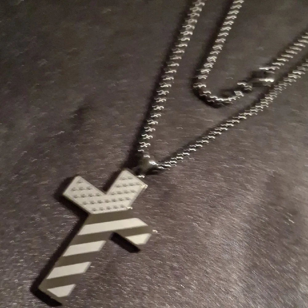 Silver Cross Pendant Necklace